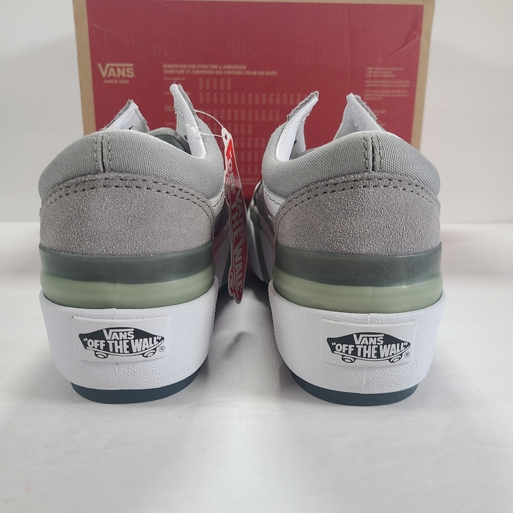 Vans Old Skool Stacked Platform Pastel Drizzle True White Sneakers Women Size 5 - Picture 5 of 12